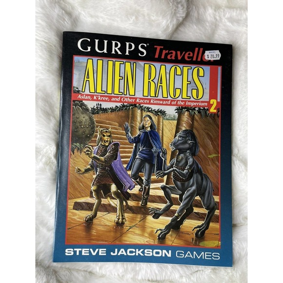 GURPS TRAVELLER ALIEN RACES 2 (NO. 2) 1st Edition Steve Jackson Games RPG SJG - Picture 1 of 2